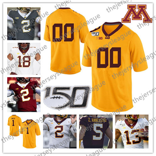 Minnesota Golden Gophers 2019 Custom Any Number Name Stitched 150TH White Gray Yellow Red 6 Tyler Johnson 17 Seth Green NCAA Football Jersey
Minnesota Golden Gophers 2019 Custom Any Number Name Stitched 150TH White Gray Yellow Red 6 Tyler Johnson 17 Seth Green NCAA Football Jersey