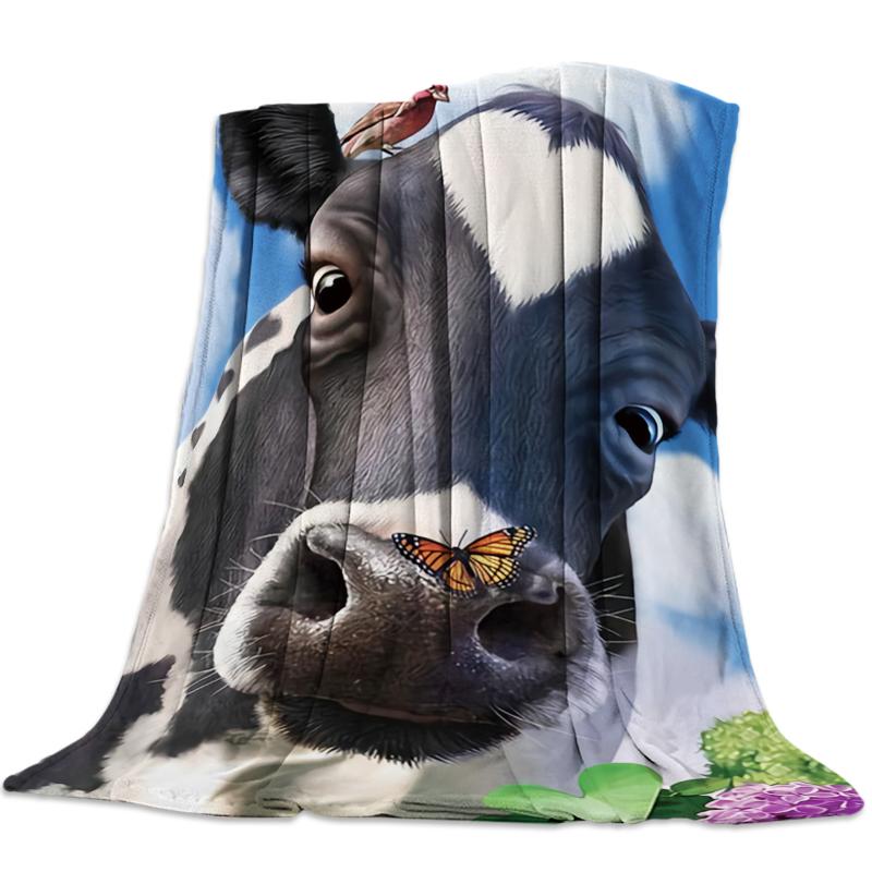 Animal Cow Closeup Throw Blanket Bedspread Soft Fleece Blanket Air/Sofa/Bedding Winter Bedsheet
Animal Cow Closeup Throw Blanket Bedspread Soft Fleece Blanket Air/Sofa/Bedding Winter Bedsheet