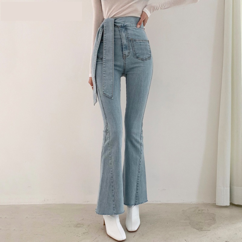 Vintage Women Fashion Jeans Flare Pants 2020 New Spring Autumn New Slim Plus Size Denim Trousers Female Chic High Waist Pant, Blue
Vintage Women Fashion Jeans Flare Pants 2020 New Spring Autumn New Slim Plus Size Denim Trousers Female Chic High Waist Pant, Blue