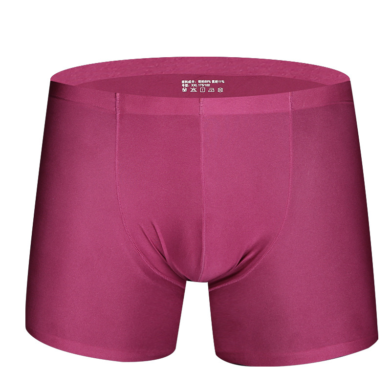 2020 Boxers Men Underwear Ice Silk Breathable Boxer Shorts Seamless Mid Waist Men's Underwear Solid Color Sexy Male Panties, E deep gray
2020 Boxers Men Underwear Ice Silk Breathable Boxer Shorts Seamless Mid Waist Men's Underwear Solid Color Sexy Male Panties, E deep gray