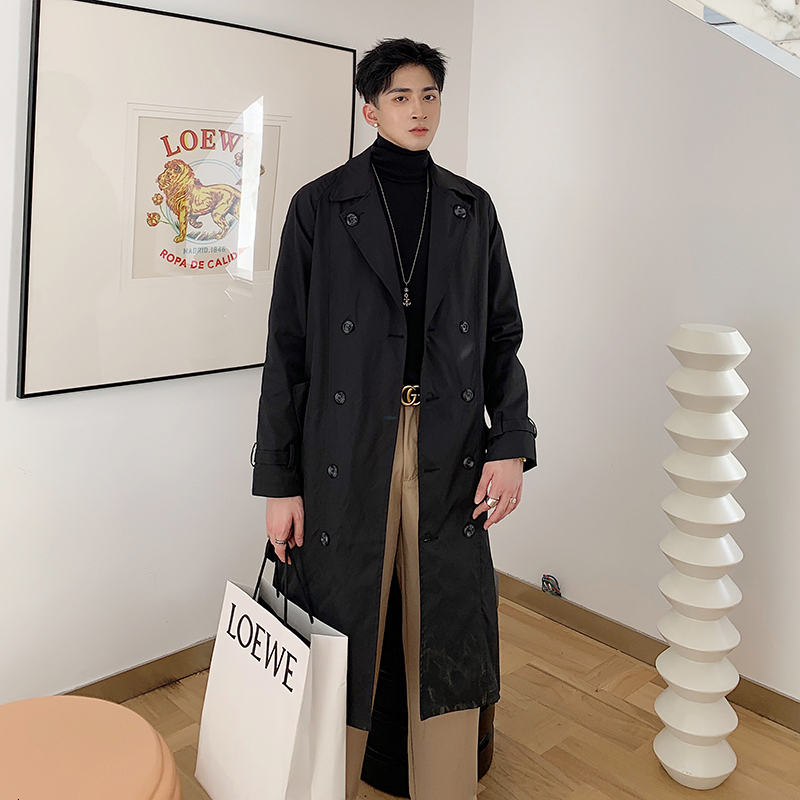 Men's windbreaker 2019 autumn and winter new single-breasted long section warm windbreaker youth fashion trend men's clothing, Black
Men's windbreaker 2019 autumn and winter new single-breasted long section warm windbreaker youth fashion trend men's clothing, Black