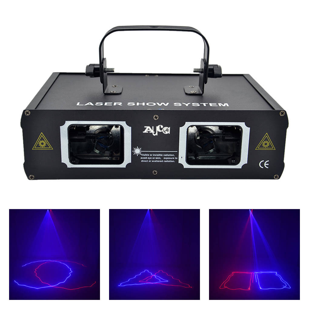 AUCD 2 Lens Red Blue RB Beam Pattern Laser Light DMX 7CH PRO DJ Party Club Bar KTV Holiday Wedding Stage Lighting DJ-506RB
AUCD 2 Lens Red Blue RB Beam Pattern Laser Light DMX 7CH PRO DJ Party Club Bar KTV Holiday Wedding Stage Lighting DJ-506RB