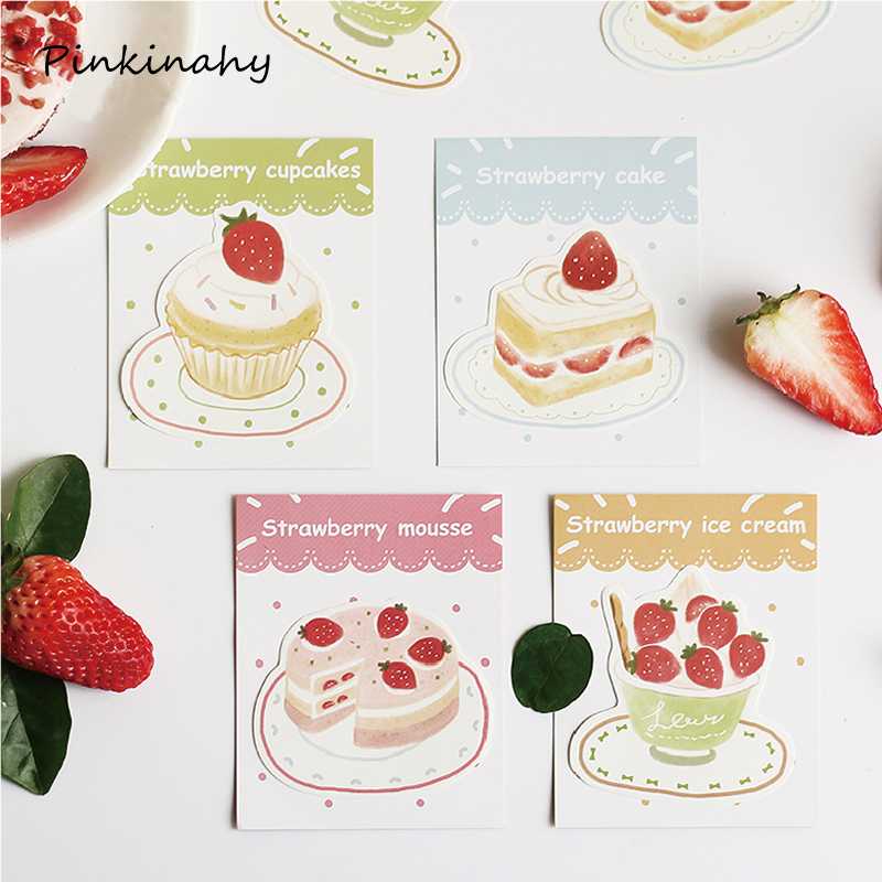 INS Style Strawberry Cake Memo Pad N Times Sticky Notes Memo Notepad Bookmark Office School Supplies Gift BQ015
INS Style Strawberry Cake Memo Pad N Times Sticky Notes Memo Notepad Bookmark Office School Supplies Gift BQ015