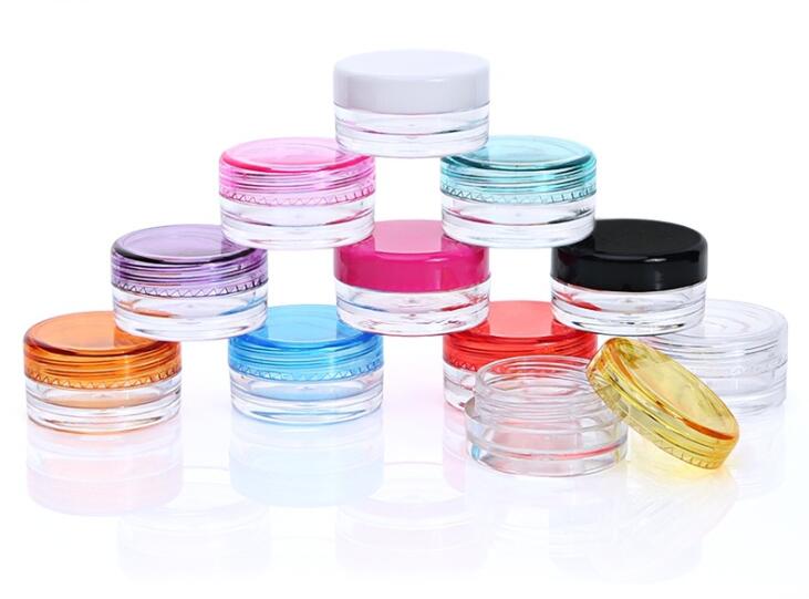 3g Cream Container Mini Cosmetic Empty Jar Pot Eyeshadow Makeup Face Cream Container Portable Refillable Bottles