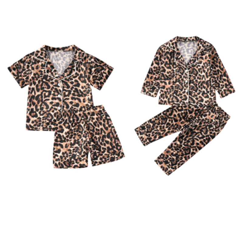 6M-6Y Little Girl Boy Kid 2PCS Pajama Set Leopard Short/Long Sleeve Button-Down Collar Shirt Top Short/Long Pants Sleepwears Set, Short sleeve
6M-6Y Little Girl Boy Kid 2PCS Pajama Set Leopard Short/Long Sleeve Button-Down Collar Shirt Top Short/Long Pants Sleepwears Set, Short sleeve