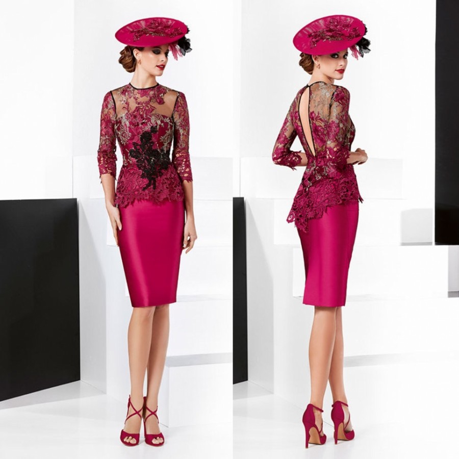 Classy Sheath Lace Mother Of The Bride Dresses Jewel Neck With Long Sleeves Backless Evening Gowns Knee Length Plus Size Wedding Guest Dress
Classy Sheath Lace Mother Of The Bride Dresses Jewel Neck With Long Sleeves Backless Evening Gowns Knee Length Plus Size Wedding Guest Dress