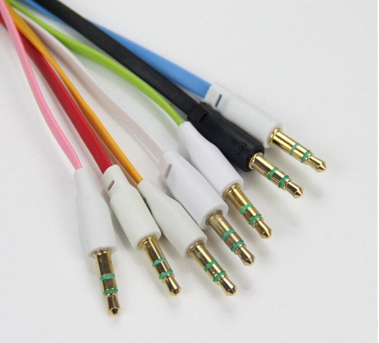 Noodle audio aux cable 3.5mm Auxillary Music Car Male To Male Extension Cord Audio Stereo For Mp3 Player For smartphone sumsung LG, Mixed color
Noodle audio aux cable 3.5mm Auxillary Music Car Male To Male Extension Cord Audio Stereo For Mp3 Player For smartphone sumsung LG, Mixed color