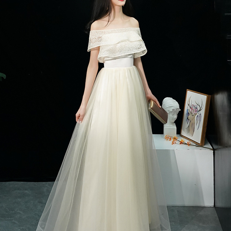 2020 Real Half Elegant And Sexy Dress Vogue Of New Fund Of 2020 Party A Word Shoulder Cultivate Morality Show Thin Long Evening, Black
2020 Real Half Elegant And Sexy Dress Vogue Of New Fund Of 2020 Party A Word Shoulder Cultivate Morality Show Thin Long Evening, Black