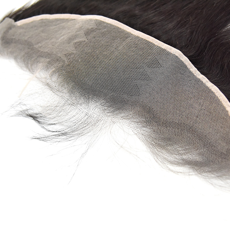 Transparent Straight 13x4 Lace Frontal Closures With Pre-plucked Hairline and Baby Hair Free Part 100% Unprocessed Virgin Human