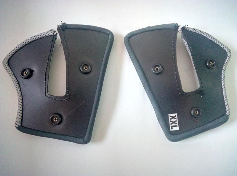 Motorcycle full face helmet lining adjust the size of the helmet special helmet liner