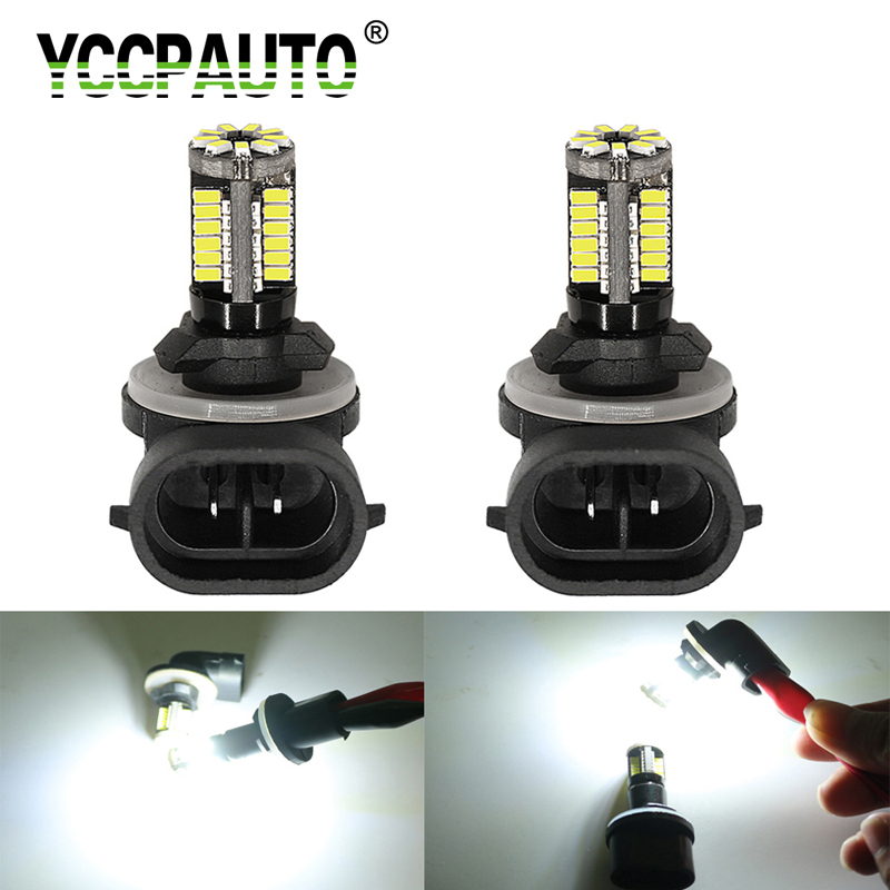 YCCPAUTO 2Pcs H27 881 880 LED Bulbs 3014 57-SMD White H27W H27W/2 LED Car Fog Lamp Day Light DRL 12V
YCCPAUTO 2Pcs H27 881 880 LED Bulbs 3014 57-SMD White H27W H27W/2 LED Car Fog Lamp Day Light DRL 12V
