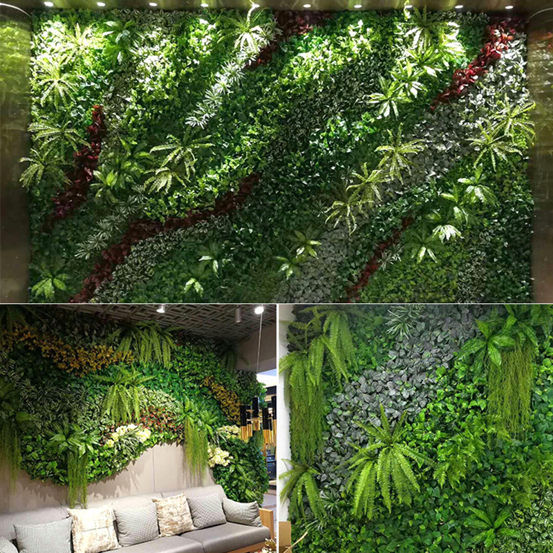 40x60cm Artificial Plant Wall Panels Green Plastic Lawn Tropical Leaves Eucalyptus Clover Fern Leaf Wedding Home Decoration
40x60cm Artificial Plant Wall Panels Green Plastic Lawn Tropical Leaves Eucalyptus Clover Fern Leaf Wedding Home Decoration