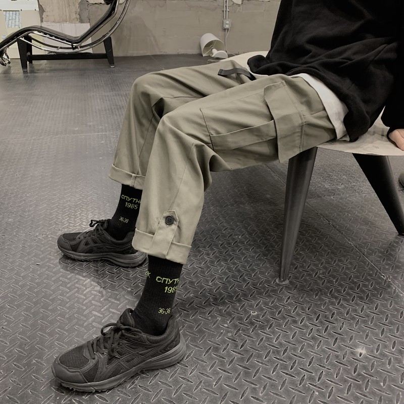 Men's Overalls 2020 Spring Summer Korean Version of The Trend of Loose Casual Pants Nine Points Pants ~ Belt, Black
Men's Overalls 2020 Spring Summer Korean Version of The Trend of Loose Casual Pants Nine Points Pants ~ Belt, Black