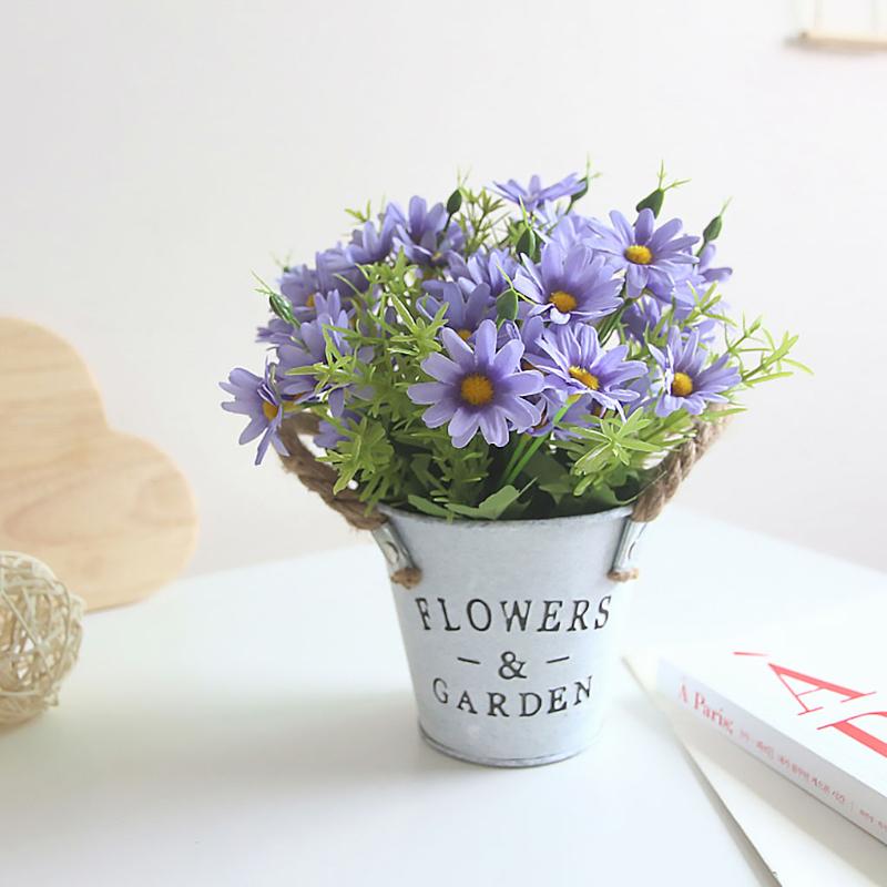 Daisy Artificial Flower With Flower Pot Vintage Style Fake Floral Decor Potted Plant Home Office Desktop, No.1
Daisy Artificial Flower With Flower Pot Vintage Style Fake Floral Decor Potted Plant Home Office Desktop, No.1