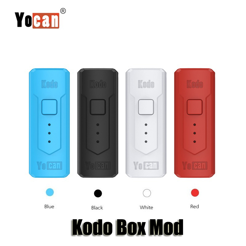 100% Original Yocan Kodo Box Mod 400mAh Variable Voltage Preheat VV Battery For 510 Vape Thick Oil Tank TH105 Cartridges Authentic
100% Original Yocan Kodo Box Mod 400mAh Variable Voltage Preheat VV Battery For 510 Vape Thick Oil Tank TH105 Cartridges Authentic