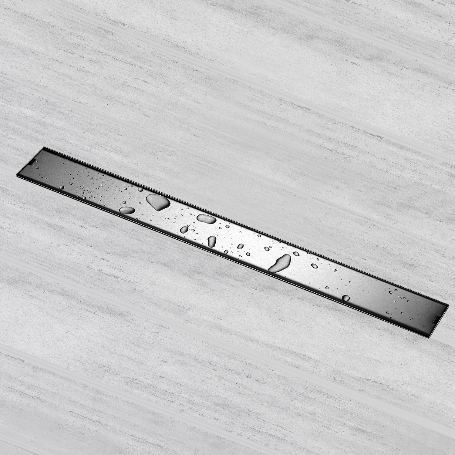 Modern Deodorization Type Side Row Floor Drain 60cm 80cm 100cm 120cm 304 Stainless Steel Tile Insert Invisible Shower Drainage