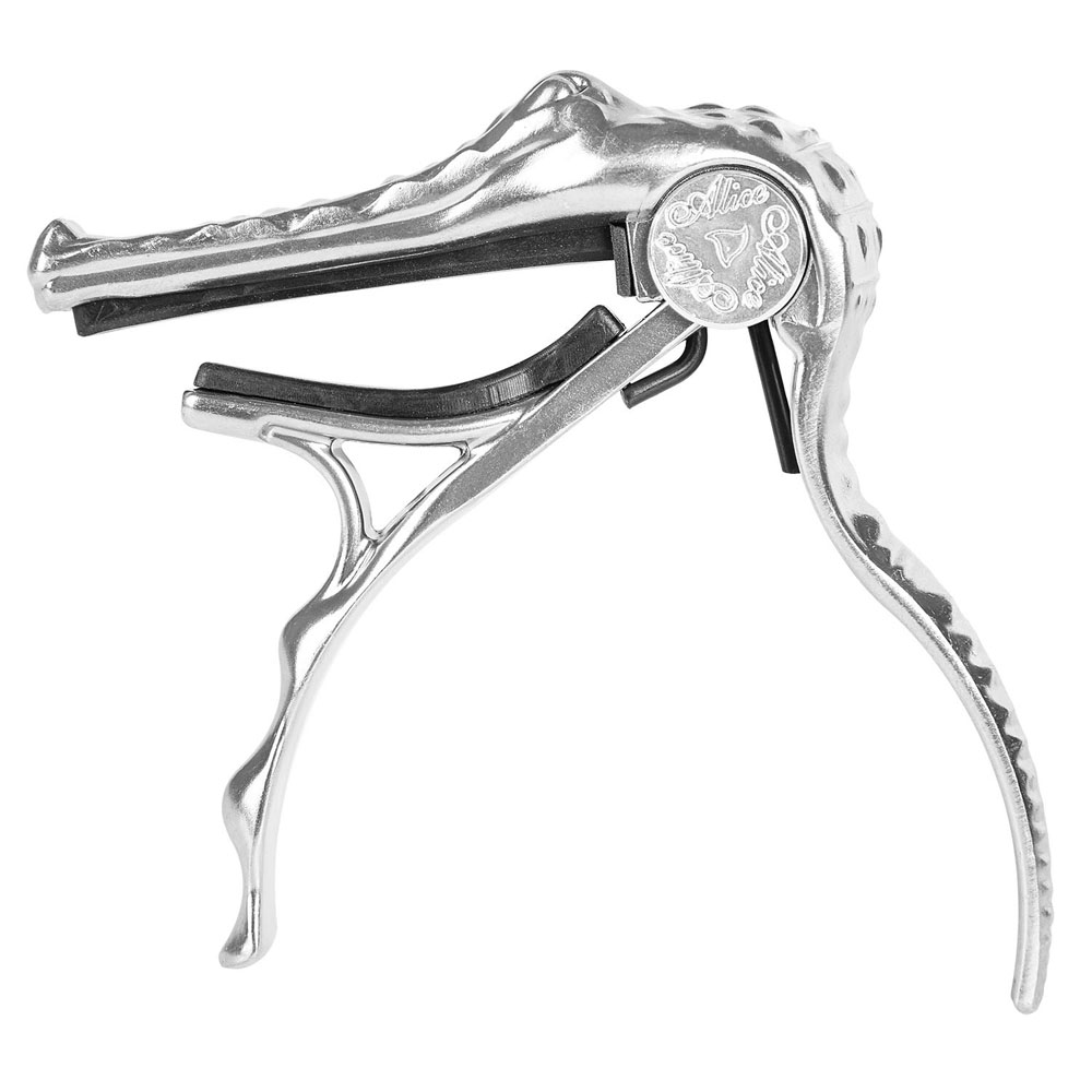 Alice A007G Crocodile Aluminum Alloy Acoustic Folk Guitar Capo Clamp