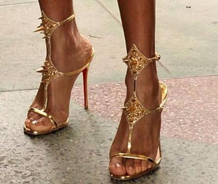 Hot Sale-2018 novelty sexy open toe ankle strap woman sandal gold black thin heels sandal summer high heel shoes rivet dress sandal
Hot Sale-2018 novelty sexy open toe ankle strap woman sandal gold black thin heels sandal summer high heel shoes rivet dress sandal