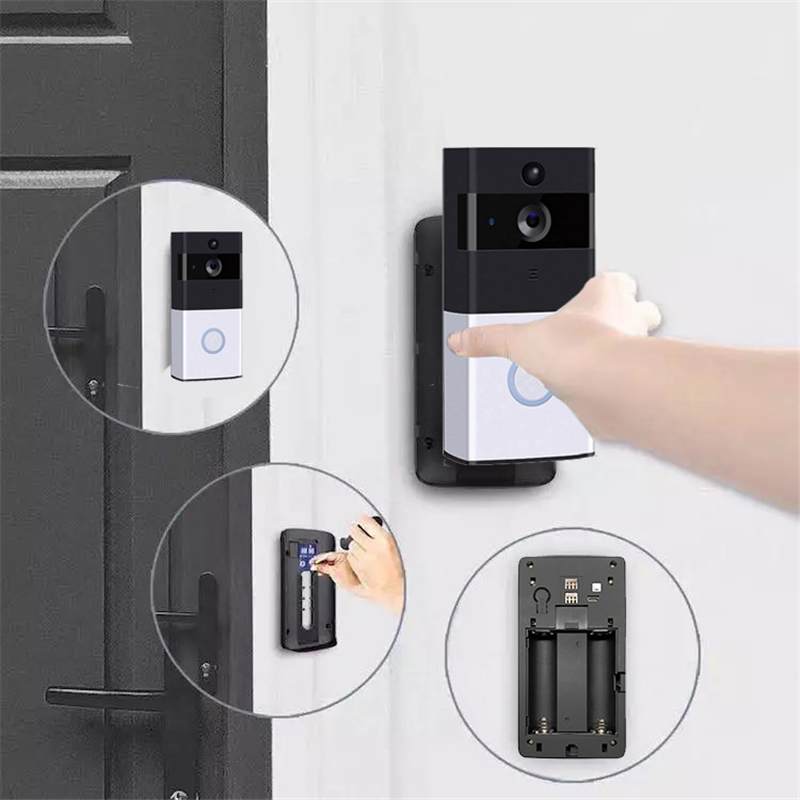 

Z-BEN Wireless Video Door Phone HD PIR WIFI Doorbell Intercom 720P IP Camera Battery Power Audio SD Card Slot Outdoor Security 1PCS ePacket