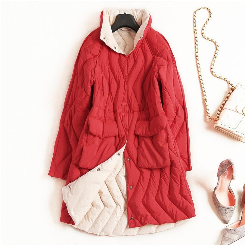 2018 Winter Fashion Clothing Long Down Jacket Female European Solid Parka Feminino Loose Lapel Thicker Warm Coat Women, Blue
2018 Winter Fashion Clothing Long Down Jacket Female European Solid Parka Feminino Loose Lapel Thicker Warm Coat Women, Blue