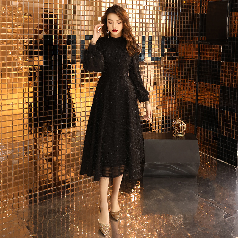 Black Muslim Evening Dresses 2020 A-line Long Sleeves Length Lace Dubai Saudi Arabic Long Elegant Evening Gown LF197
Black Muslim Evening Dresses 2020 A-line Long Sleeves Length Lace Dubai Saudi Arabic Long Elegant Evening Gown LF197
