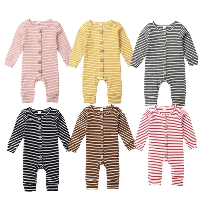 Baby Clothing Newborn Infant Baby Boys Girls Fall Winter Clothes Romper Jumpsuit Striped Soft Cotton Outfit Clothing
Baby Clothing Newborn Infant Baby Boys Girls Fall Winter Clothes Romper Jumpsuit Striped Soft Cotton Outfit Clothing