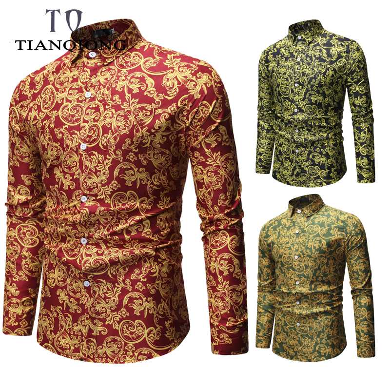 Men shirt Floral printing long sleeve shirts men clothes flowers printed shirts vintage Linen Casual Shirt 2019 new Spring, Ml21-1
Men shirt Floral printing long sleeve shirts men clothes flowers printed shirts vintage Linen Casual Shirt 2019 new Spring, Ml21-1