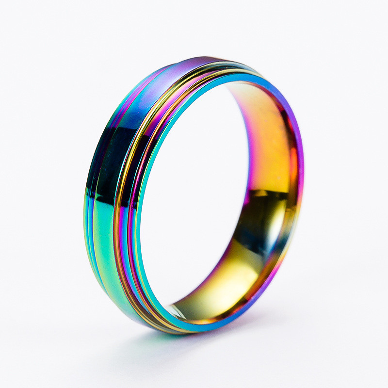 Stainless Steel Rainbow Ring Band Wedding Women Mens rings Fashion Jewelry will and sandy Gift, Silver
Stainless Steel Rainbow Ring Band Wedding Women Mens rings Fashion Jewelry will and sandy Gift, Silver
