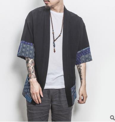 KUANGNAN Chinese Kimono Cardigan Men Long Linen Black Kimono Cardigan Men Streetwear Jacket Coat Thin Windbreaker
KUANGNAN Chinese Kimono Cardigan Men Long Linen Black Kimono Cardigan Men Streetwear Jacket Coat Thin Windbreaker