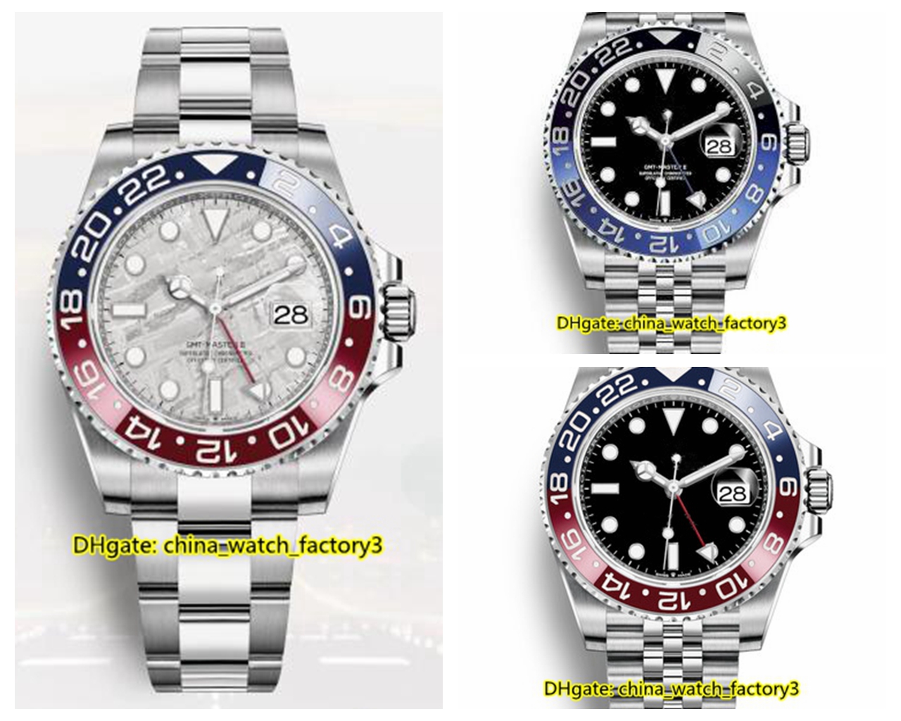 12 Style High Quality Men's Watch 40mm GMT Batman 126710 126710 116710 116713 126715 126711 126719 Asia 2813 Movement Automatic Mens Watches
12 Style High Quality Men's Watch 40mm GMT Batman 126710 126710 116710 116713 126715 126711 126719 Asia 2813 Movement Automatic Mens Watches