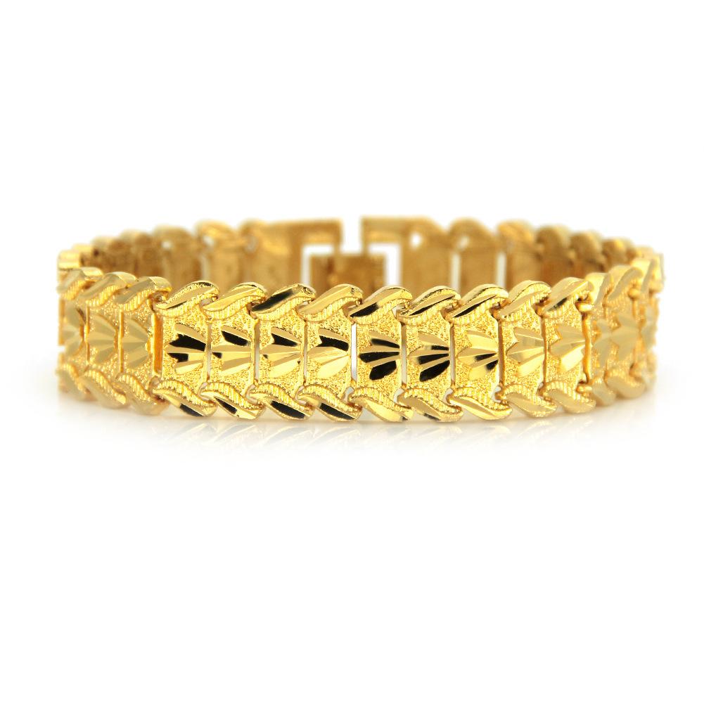 New Fashion personalized Mens Gold Chain Bracelets Hip Hop Street Rapper Chains Bracelet Jewelry Christmas Gifts for Men Guys for Sale