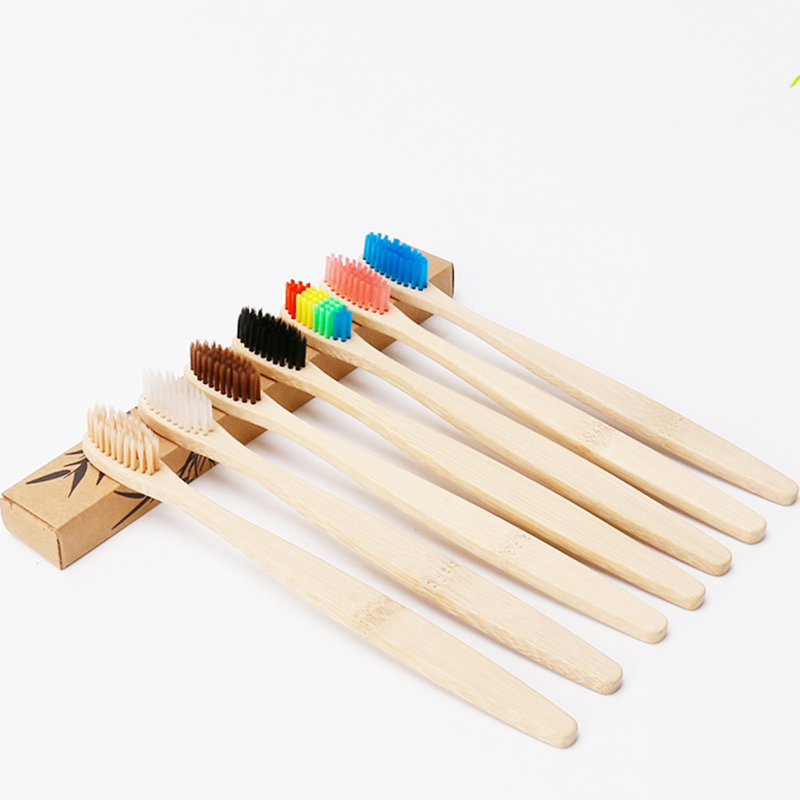 Environment-friendly Bamboo Wood Toothbrush Soft Fibre Wooden Handle Low-carbon Eco-friendly For Adults Oral Hygiene 10 colors
Environment-friendly Bamboo Wood Toothbrush Soft Fibre Wooden Handle Low-carbon Eco-friendly For Adults Oral Hygiene 10 colors