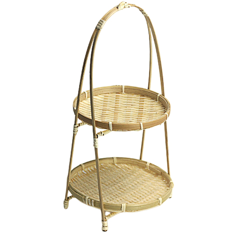 Bamboo Weaving Straw Baskets Tier Rack Wicker Fruit Bread Storage Kitchen Decorate Round Plate Stand Container-Second Floor
Bamboo Weaving Straw Baskets Tier Rack Wicker Fruit Bread Storage Kitchen Decorate Round Plate Stand Container-Second Floor