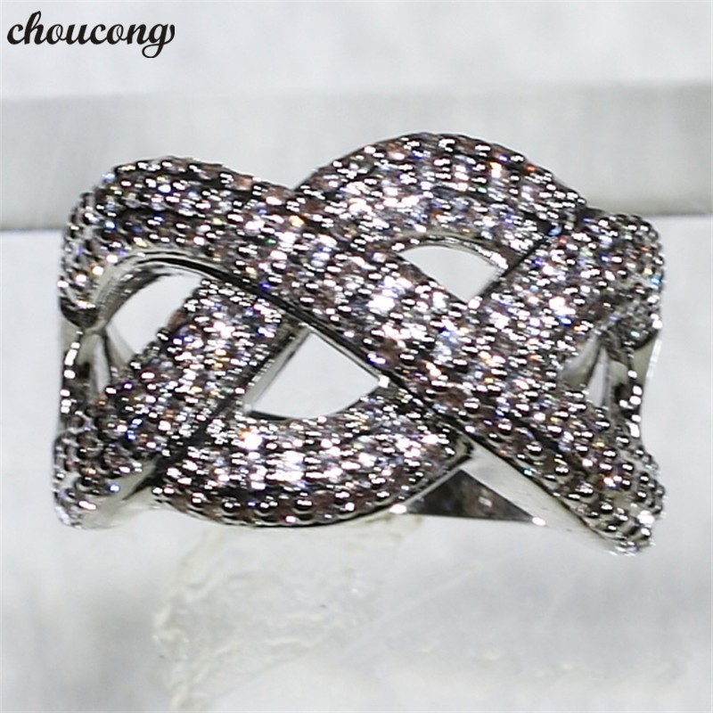 choucong Cross line Ring Pave setting 5A Zircon Cz 925 Sterling silver Engagement Wedding Band Rings for women Fashion Jewelry
choucong Cross line Ring Pave setting 5A Zircon Cz 925 Sterling silver Engagement Wedding Band Rings for women Fashion Jewelry