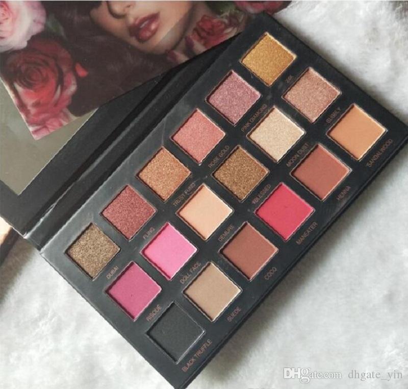 In stock 18 Colors Eyeshadow 4 styles Rose Gold Textured Makeup Eye shadow Beauty Palette Matte Shimm