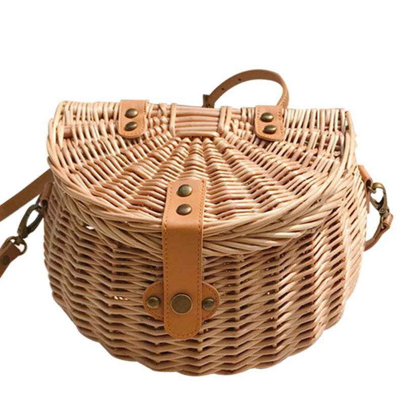 Hand-woven Rattan Bike Basket Cargo Bag Children Kids Bicycle Front Handlebar Mount Basket Bicycle Storage Holder 22x14cm
Hand-woven Rattan Bike Basket Cargo Bag Children Kids Bicycle Front Handlebar Mount Basket Bicycle Storage Holder 22x14cm