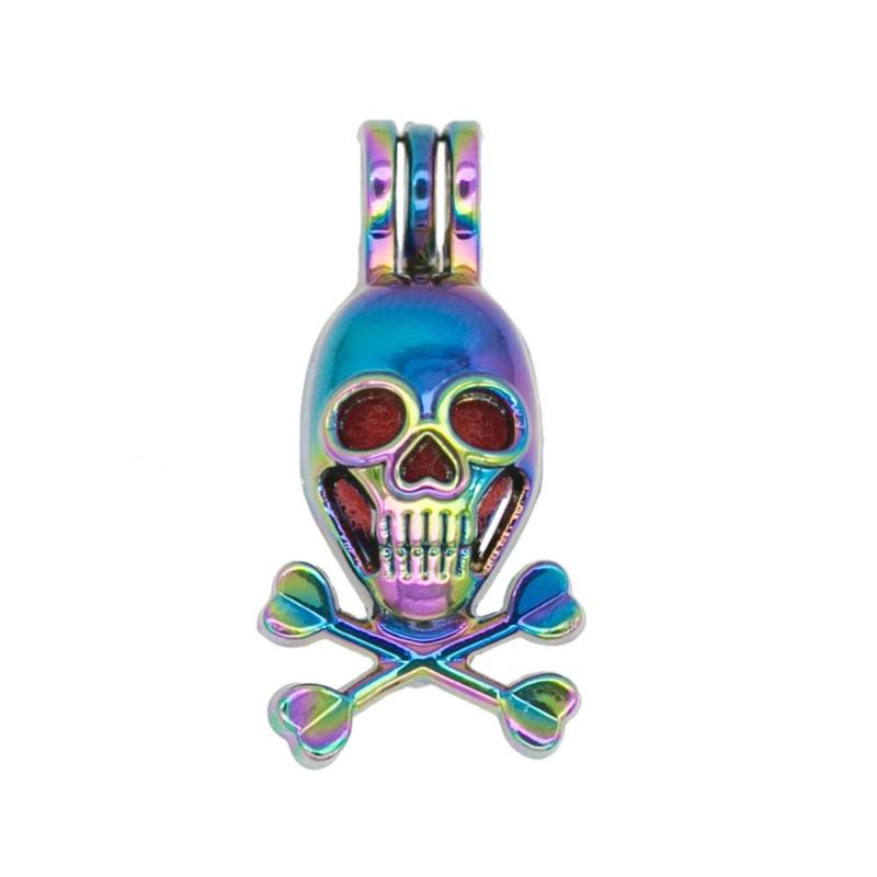 Pendant Necklaces REYOW 5pcs Rainbow Pirate Skull Pearl Bead Cages Locket Perfume Essential Oil Diffuser Craft Jewelry Making DIY
Pendant Necklaces REYOW 5pcs Rainbow Pirate Skull Pearl Bead Cages Locket Perfume Essential Oil Diffuser Craft Jewelry Making DIY