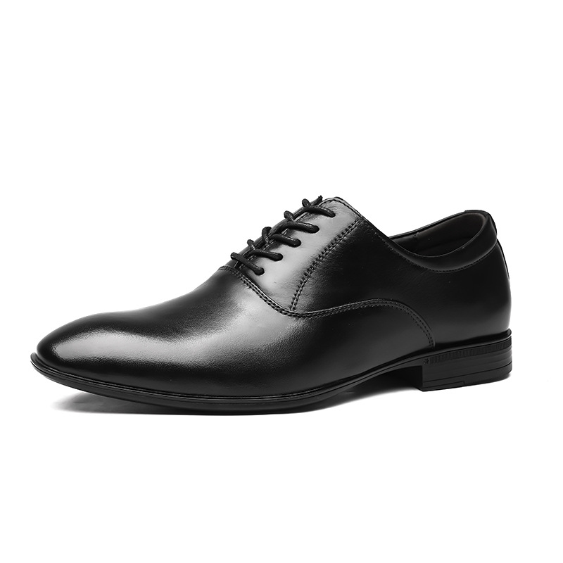 Genuine Leather Men Business Shoes Breathable Wedding Shoes Men Pointed Comfort Dress Male Casual Men'S Office