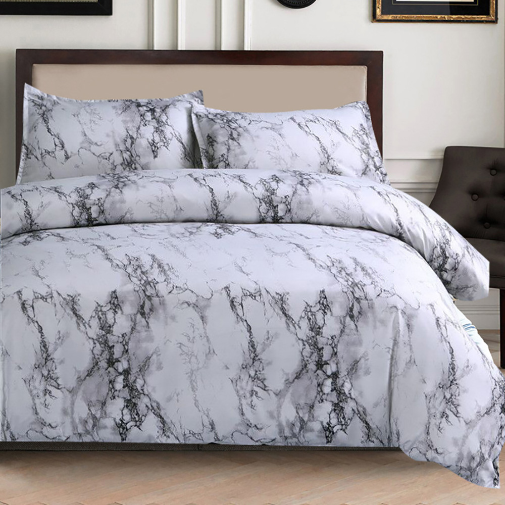 Lychee Marbling Printed Bedding Set Warm Polyester Duvet Cover Set Full King Queen Size Home Textile Family Bed Sets, As photo
Lychee Marbling Printed Bedding Set Warm Polyester Duvet Cover Set Full King Queen Size Home Textile Family Bed Sets, As photo