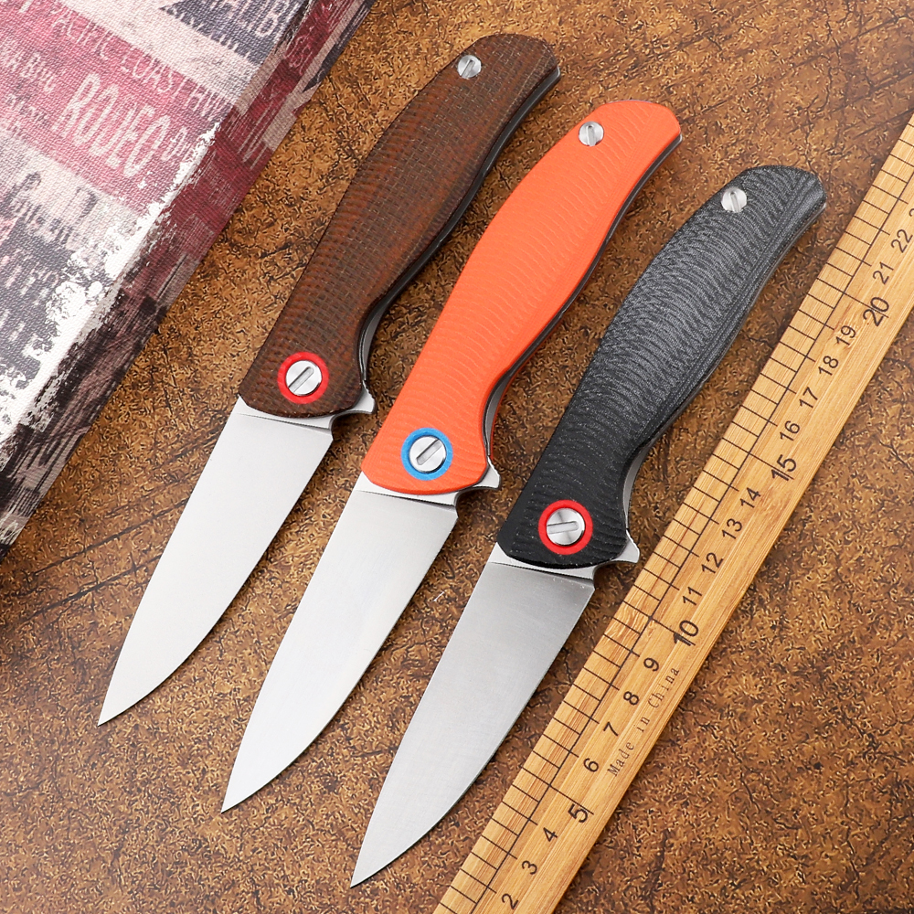 New green thorn F3 folding knife D2 blade titanium Mikata G10 handle camping hunting survival pocket fruit knife EDC tool
New green thorn F3 folding knife D2 blade titanium Mikata G10 handle camping hunting survival pocket fruit knife EDC tool