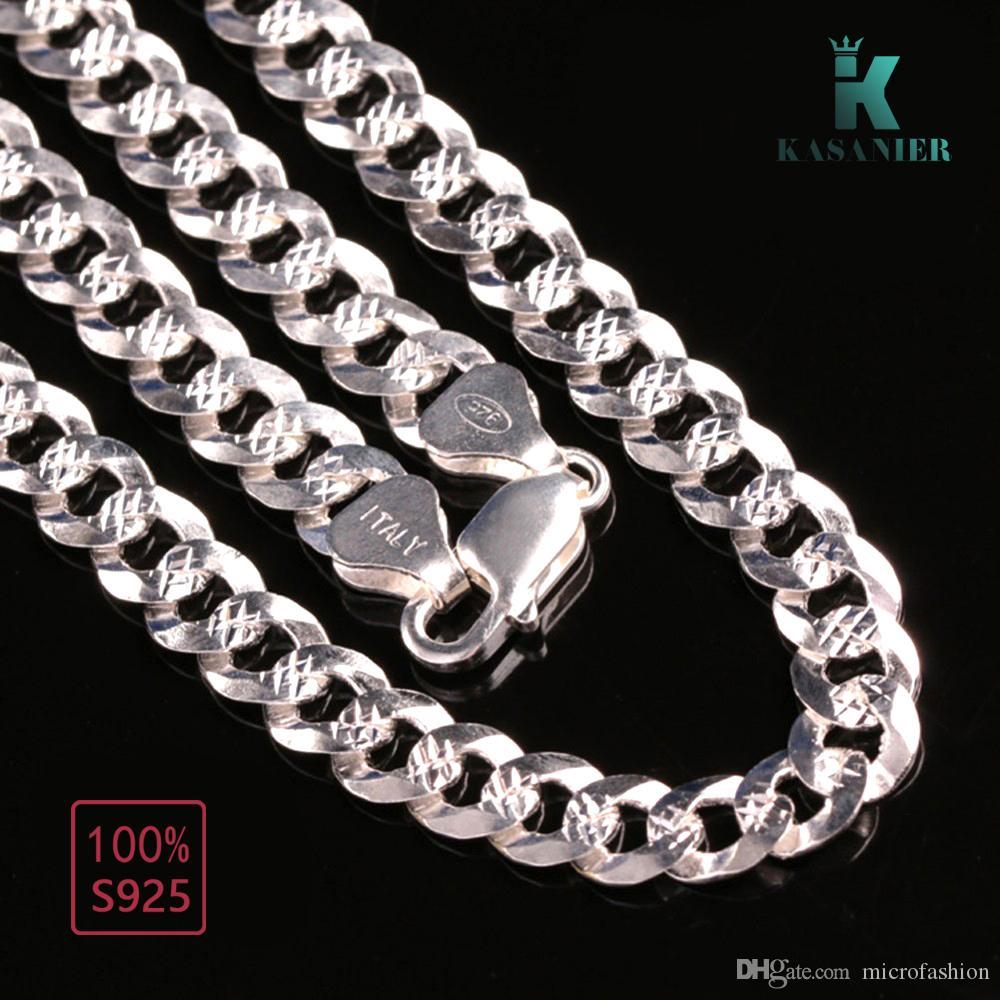 Customize 100% Real 925 Sterling Silver chain necklace Color silver Figaro chain necklace men jewelry free shipping KASANIER
Customize 100% Real 925 Sterling Silver chain necklace Color silver Figaro chain necklace men jewelry free shipping KASANIER