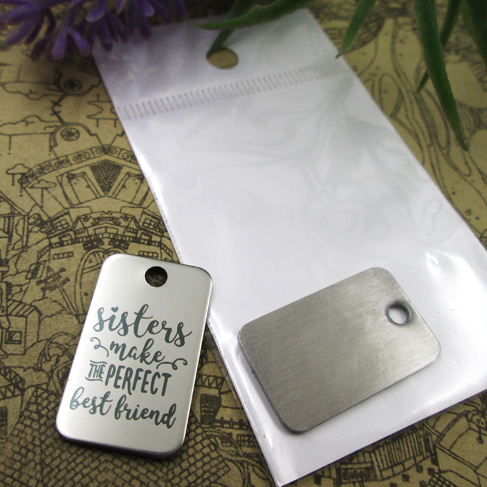 40pcs--"sisters make the perfect best friend"stainless steel charms more style for choosing DIY Charms pendants for necklace
40pcs--"sisters make the perfect best friend"stainless steel charms more style for choosing DIY Charms pendants for necklace