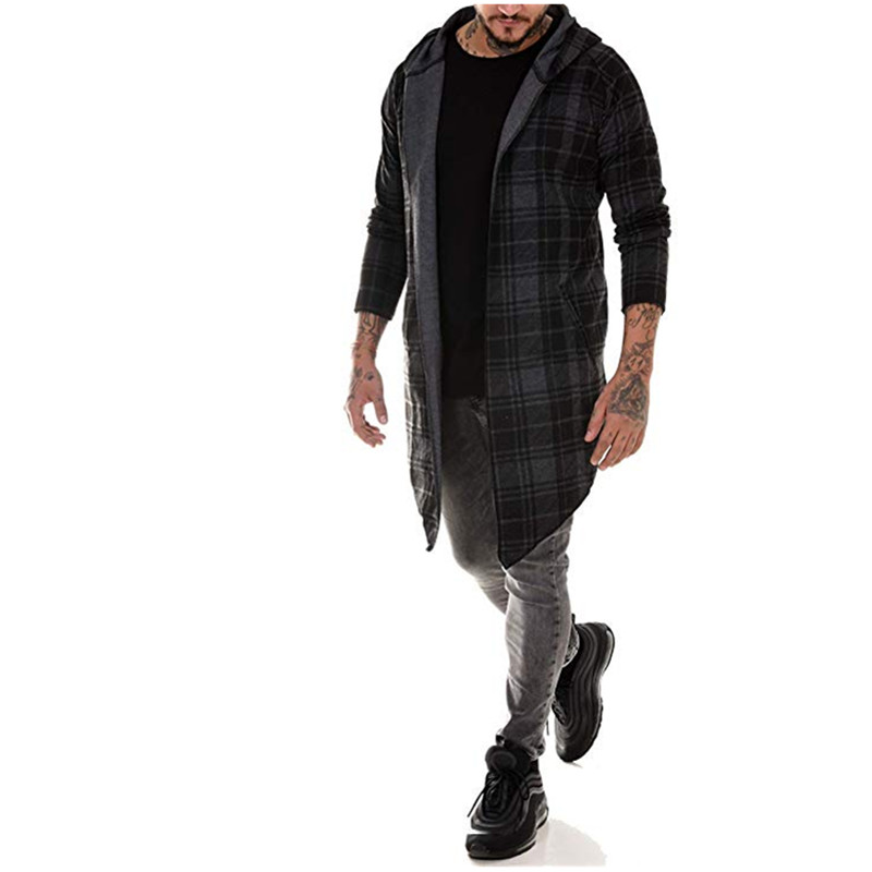 2020 Spring Autumn Streetwear Casual Cargo Jacket printing grid coats Men's Hooded Windbreaker Cotton Black Hip Hop Long Trench, Silver
2020 Spring Autumn Streetwear Casual Cargo Jacket printing grid coats Men's Hooded Windbreaker Cotton Black Hip Hop Long Trench, Silver