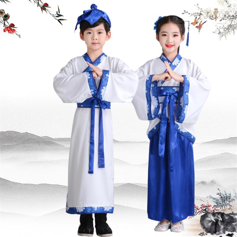 Chinese Hanfu Dress Ancient Costume Kids Tang Suit Han Dynasty Folk Dance Traditional Chinese Clothing for Children New Year, Color5
Chinese Hanfu Dress Ancient Costume Kids Tang Suit Han Dynasty Folk Dance Traditional Chinese Clothing for Children New Year, Color5