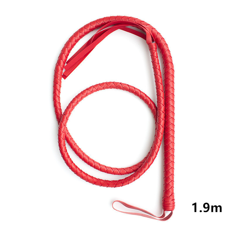 190CM Sexy Bondage Flogger Flirting Leather Whip BDSM Toys for Adults Games Slap Spanking Exotic Accessories With Tassel C18122601