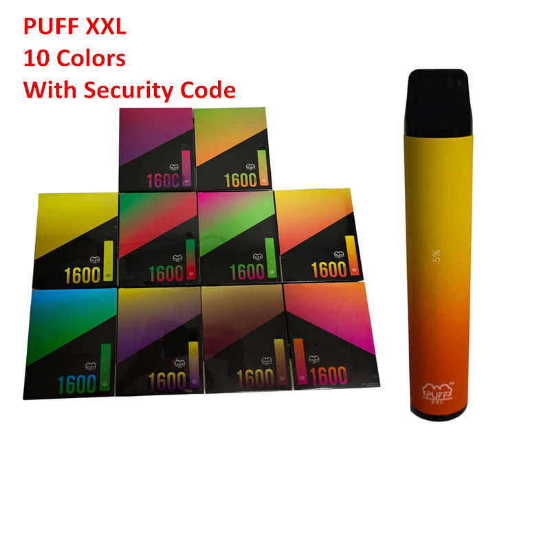 2020 Newest Puff XXL Disposable Kit 10 Colors 1600 Puffs Pre-filled Vape Pen Kit DHL Free Shipping
2020 Newest Puff XXL Disposable Kit 10 Colors 1600 Puffs Pre-filled Vape Pen Kit DHL Free Shipping