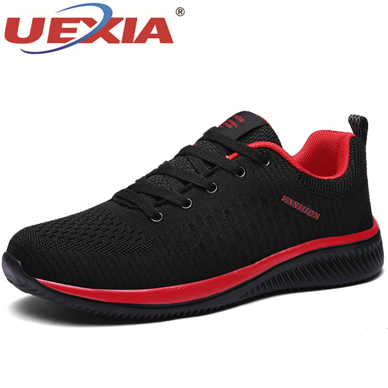 UEXIA Shoes for Men Summer Mesh Men Sneakers Lace Up Low Top Hollow Footwear Breathable Sale Sport Trainers Zapatillas Hombre, Black
UEXIA Shoes for Men Summer Mesh Men Sneakers Lace Up Low Top Hollow Footwear Breathable Sale Sport Trainers Zapatillas Hombre, Black