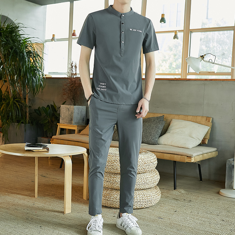 2020 summer Shirt + Cropped pants men shirt Man Cotton and linen shirts Short sleeve men's casual shirts men size to 5XL, White
2020 summer Shirt + Cropped pants men shirt Man Cotton and linen shirts Short sleeve men's casual shirts men size to 5XL, White