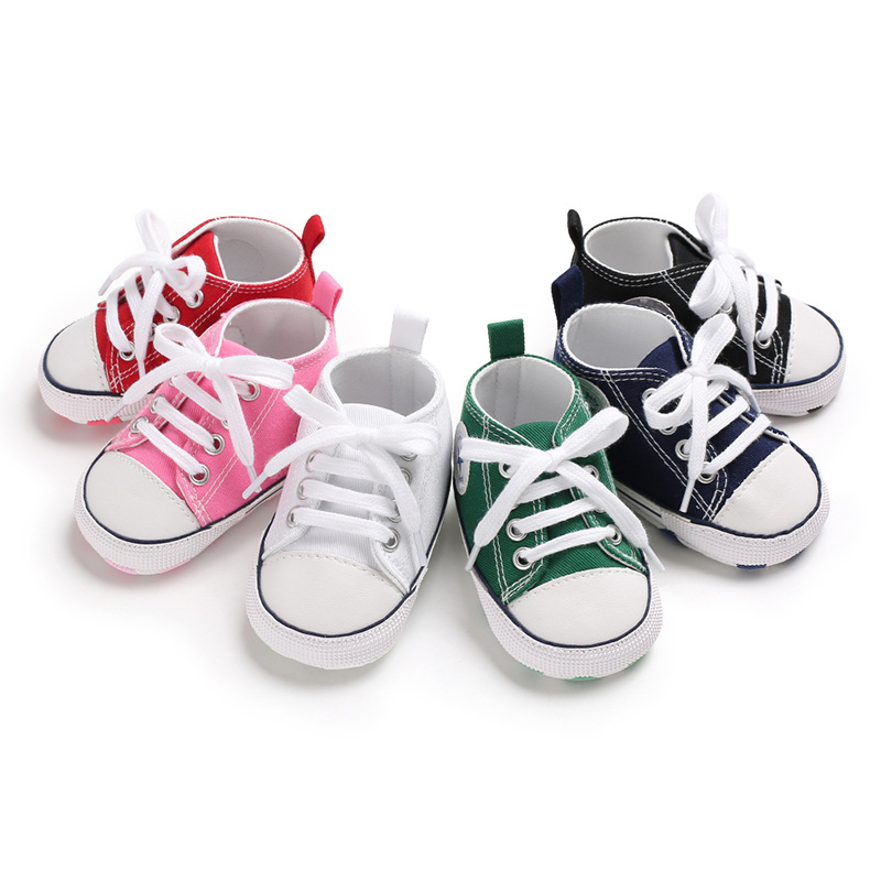 Baby Shoes Kids First Walkers Lace-up Canvas Shoes Soft Sole Prewalker Outdoor Wading Shoes Fashion Anti-Slip Sports Sneaker YFA931, Mixed color
Baby Shoes Kids First Walkers Lace-up Canvas Shoes Soft Sole Prewalker Outdoor Wading Shoes Fashion Anti-Slip Sports Sneaker YFA931, Mixed color