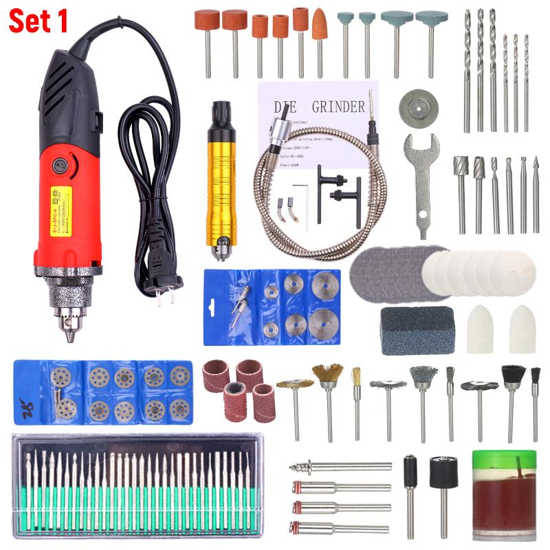 EU/US 60Hz Multifunction Electric Rotary Drill Sander Polishing Tool Set 6 110V 240W Rotary Tool Kit Variable Speed
EU/US 60Hz Multifunction Electric Rotary Drill Sander Polishing Tool Set 6 110V 240W Rotary Tool Kit Variable Speed